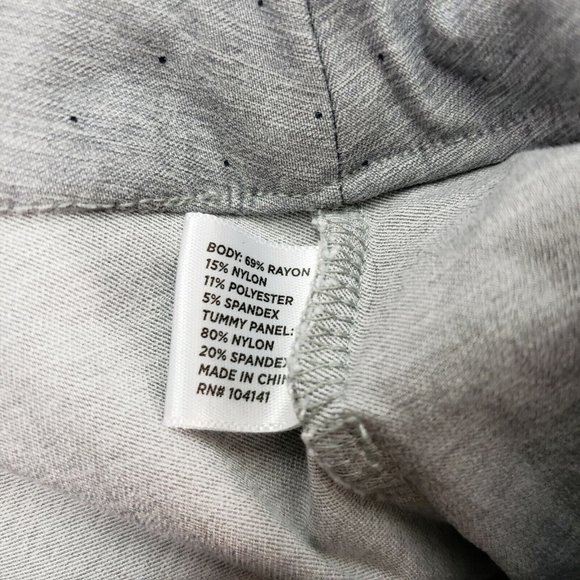 Lady Hagan Womens Cropped Pull On Pants Sz 6 Gray Black Micro Dot Mid Rise - Picture 7 of 7